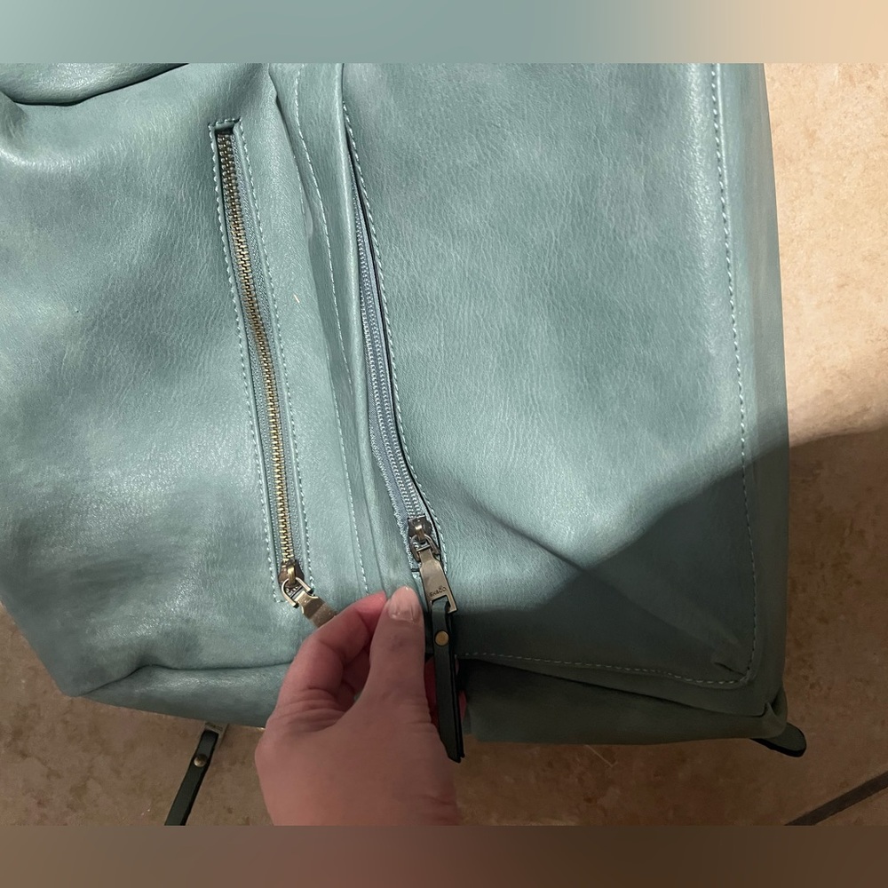 Chic Teal Backpack for Women - Picture 8 of 11